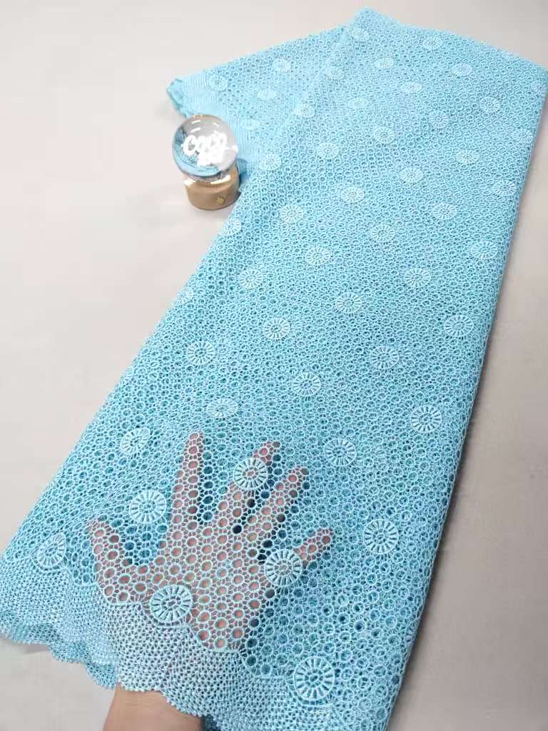 Glitter Tablecloth - قماش دانتيل قطني مطرز عالي الجودة