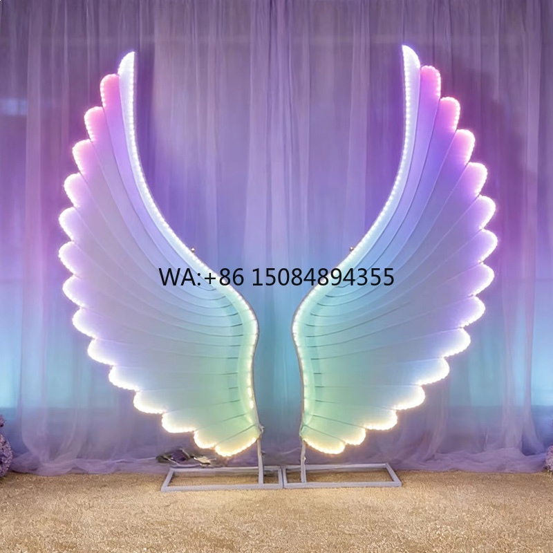 Neon Sign Party - أجنحة ملاك مضيئة، إكسسوارات إضاءة LED