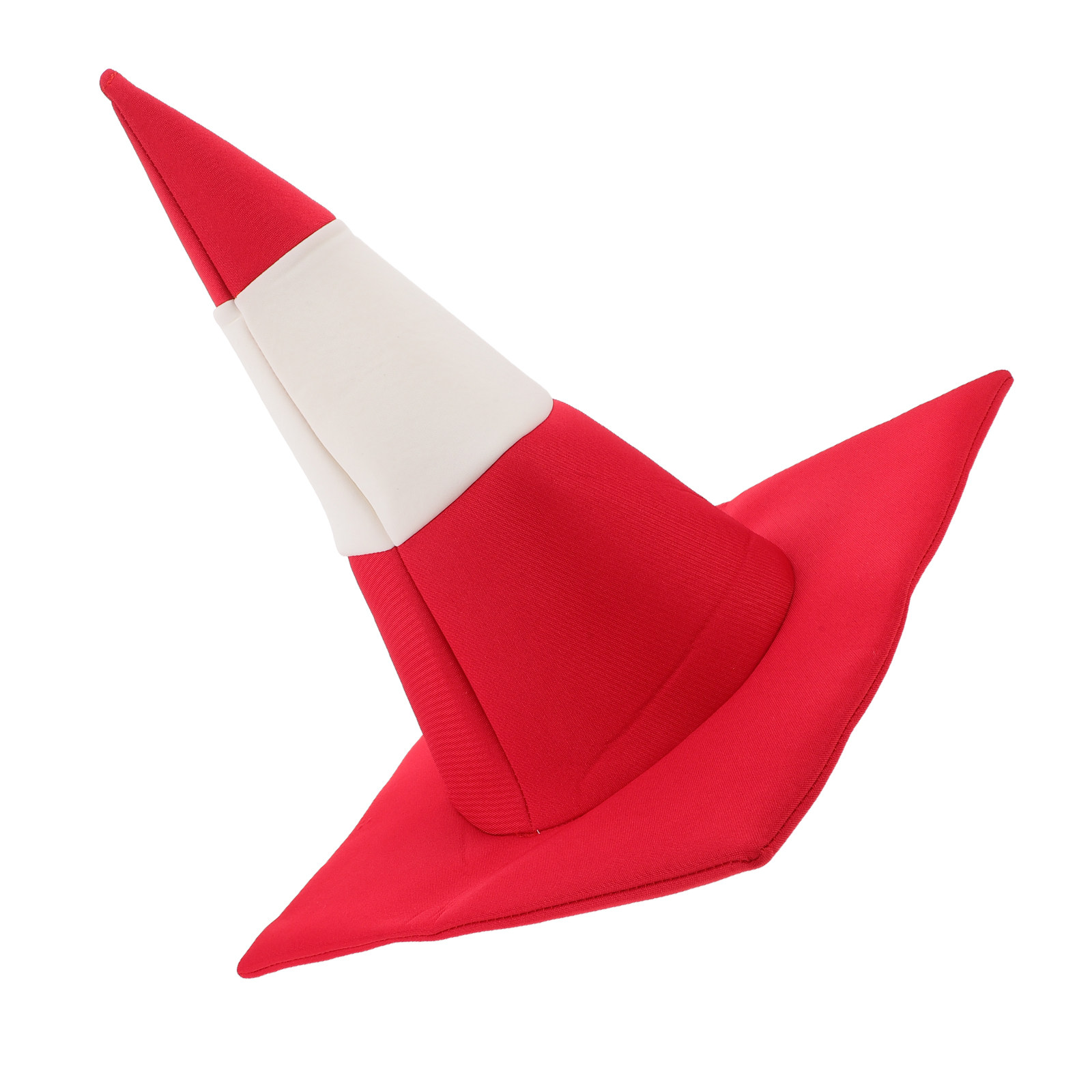 Party Hat Cone - قبعة مخروطية حمراء وبيضاء، قبعة مبتكرة