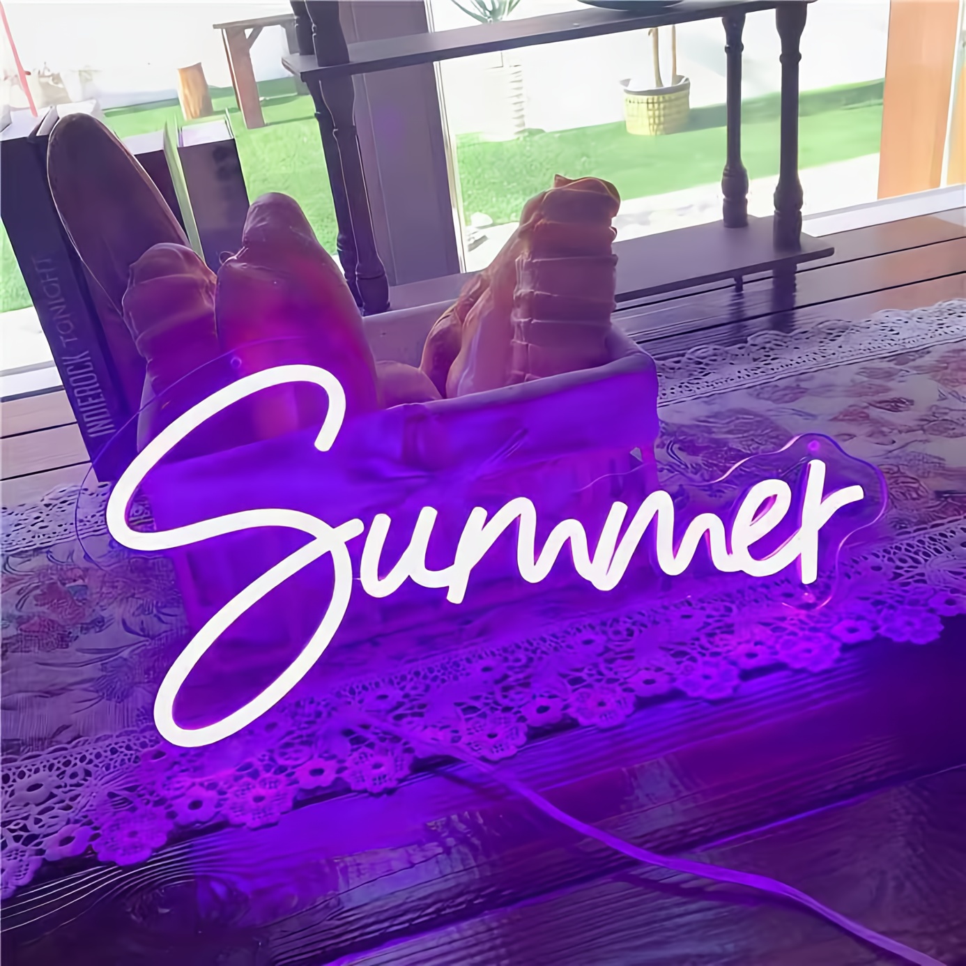 Neon Sign Party - لافتة نيون مخصصة، إضاءة قابلة للتعديل،
