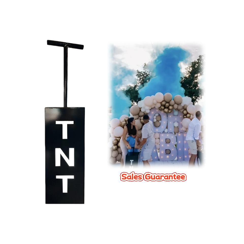 Confetti Cannon Tube - مجموعة TNT Control Cannon الكبيرة للكشف