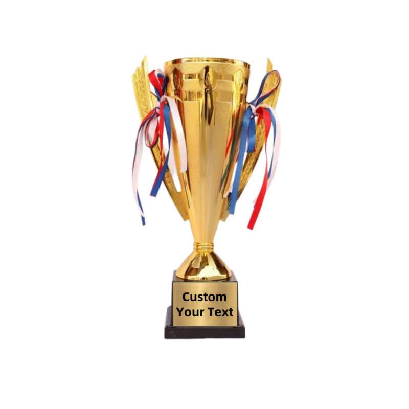 Plastic Cup 50Pcs - كأس ذهبي بارتفاع 11/15 بوصة مع
