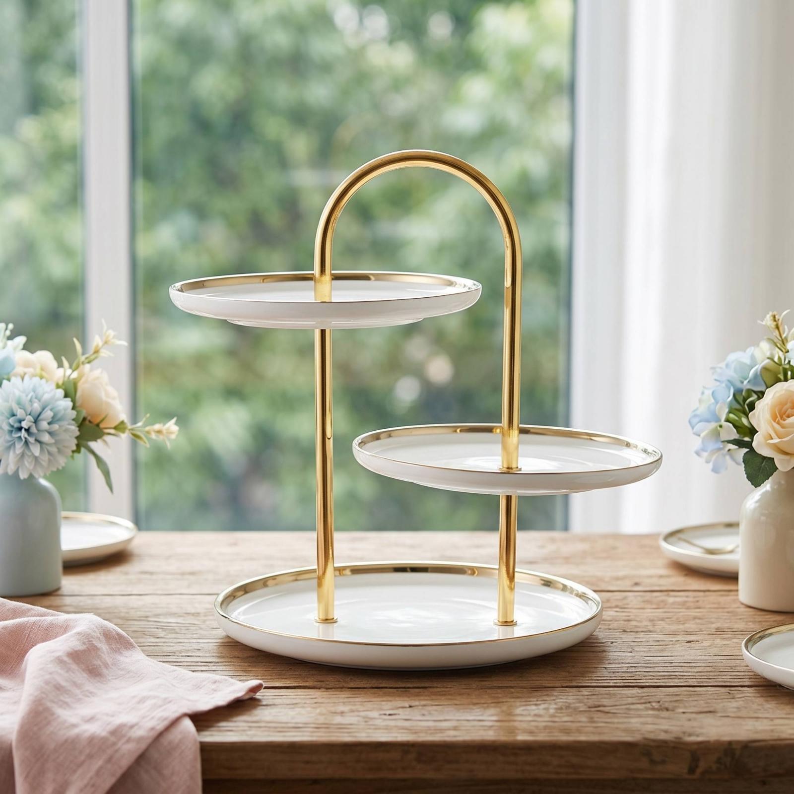 حامل متعدد الطبقات مع مقبض، مج - مراجعة Cupcake Stand Tier وسعره