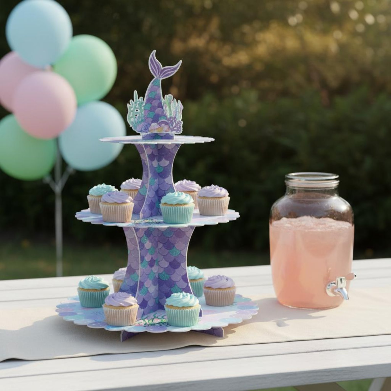 حامل كب كيك ثلاثي الطبقات من ا - مراجعة Cupcake Stand Tier وسعره
