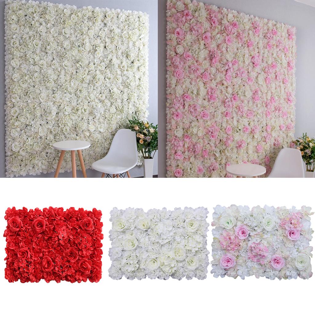 لوحات لوحة زهور الزفاف الاصطنا - مراجعة Flower Wall Panel وسعره