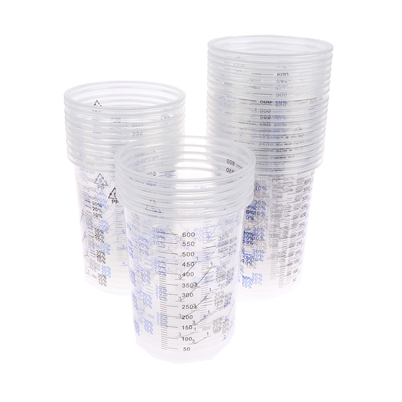 50 قطعة من أكواب الخلط البلاست - مراجعة Plastic Cup 50Pcs وسعره
