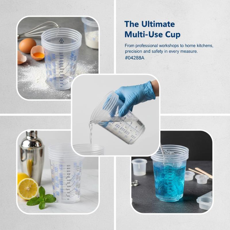 50 قطعة من أكواب الخلط البلاست - مراجعة Plastic Cup 50Pcs وسعره