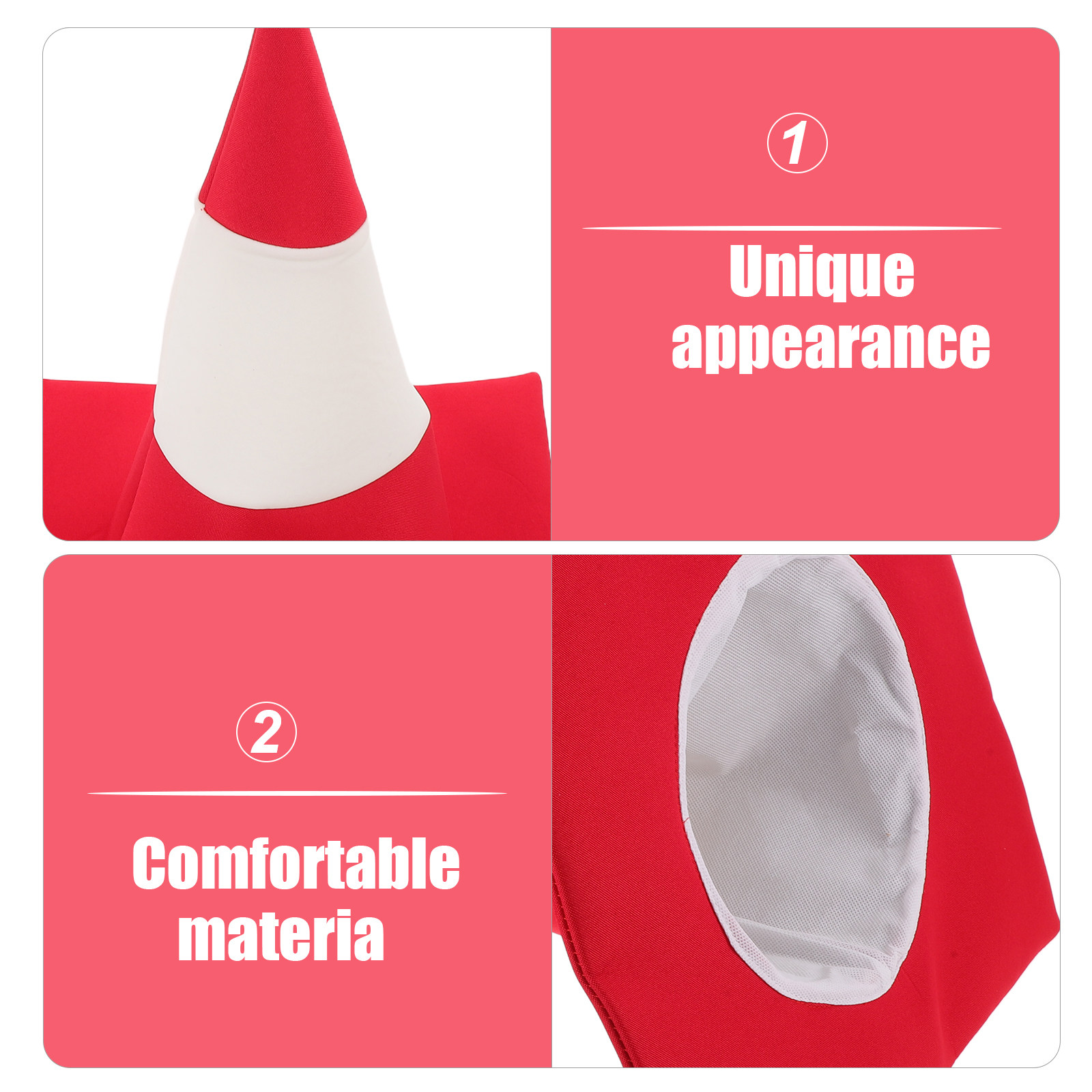 قبعة مخروطية حمراء وبيضاء، قبع - مراجعة Party Hat Cone وسعره