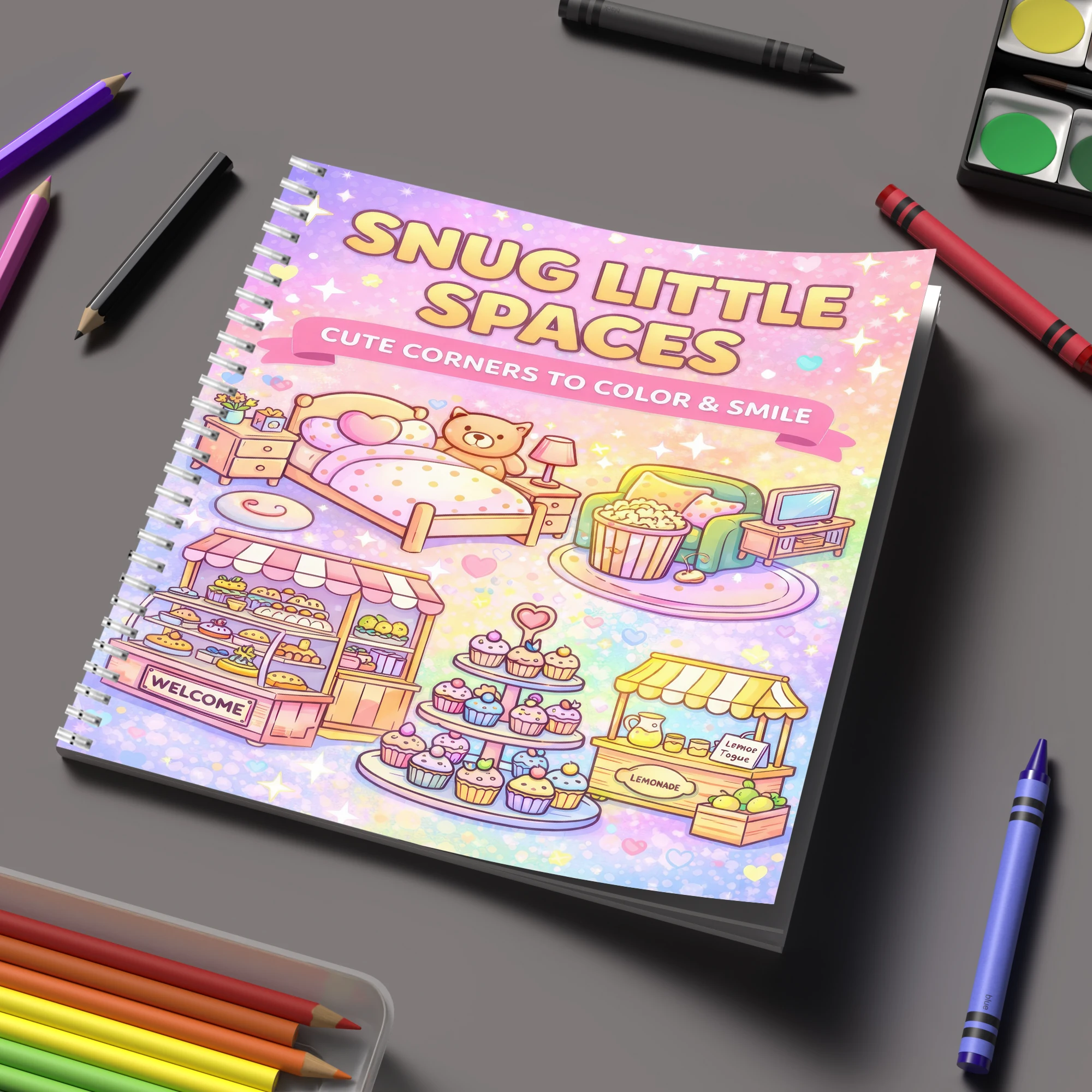 كتاب تلوين للبالغين بتصميم الم - مراجعة Event Supplies وسعره