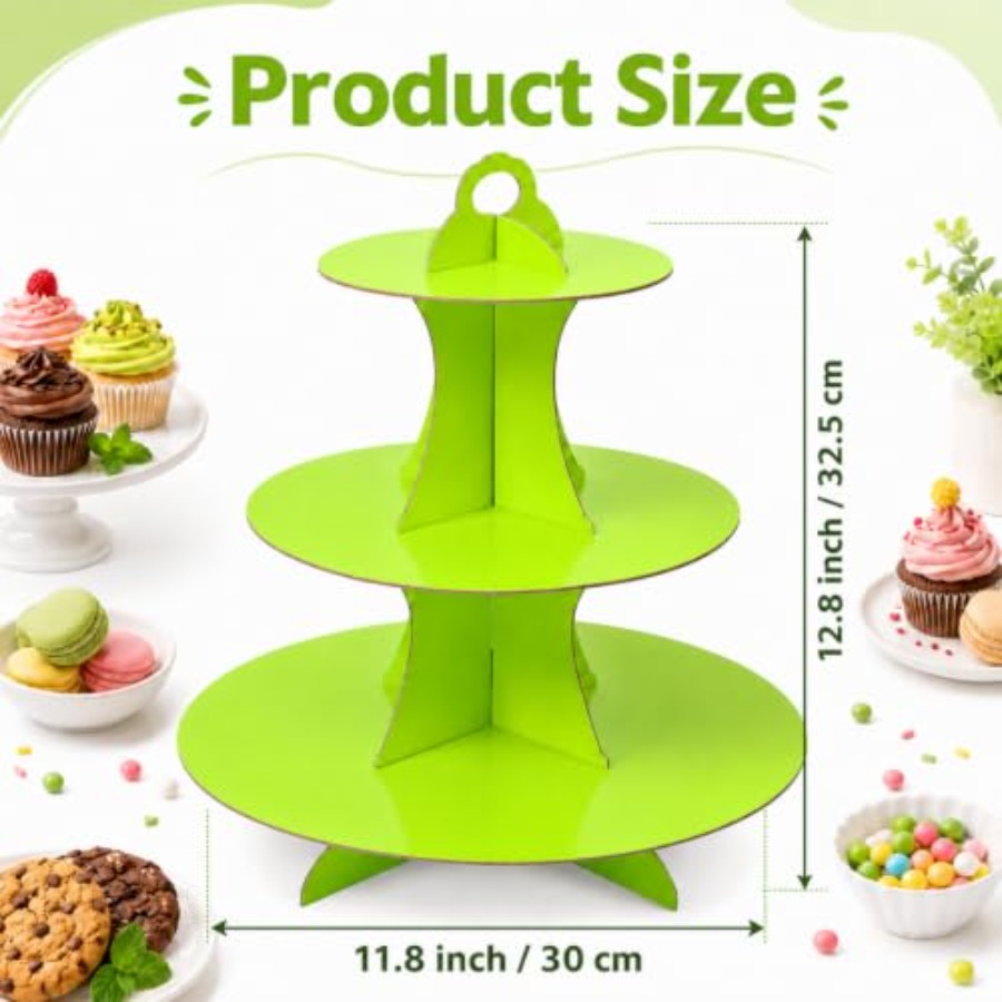 حامل كب كيك ثلاثي الطبقات، حام - مراجعة Cupcake Stand Tier وسعره
