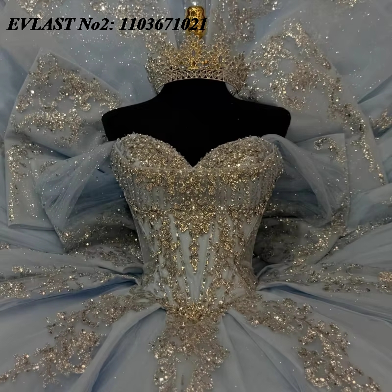 فستان كوينسينيرا مخصص من EVLAS - مراجعة Glitter Tablecloth وسعره