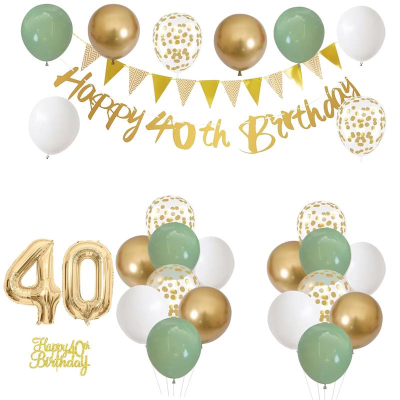 مجموعة زينة عيد الميلاد مكونة  - مراجعة Party Banner Gold وسعره