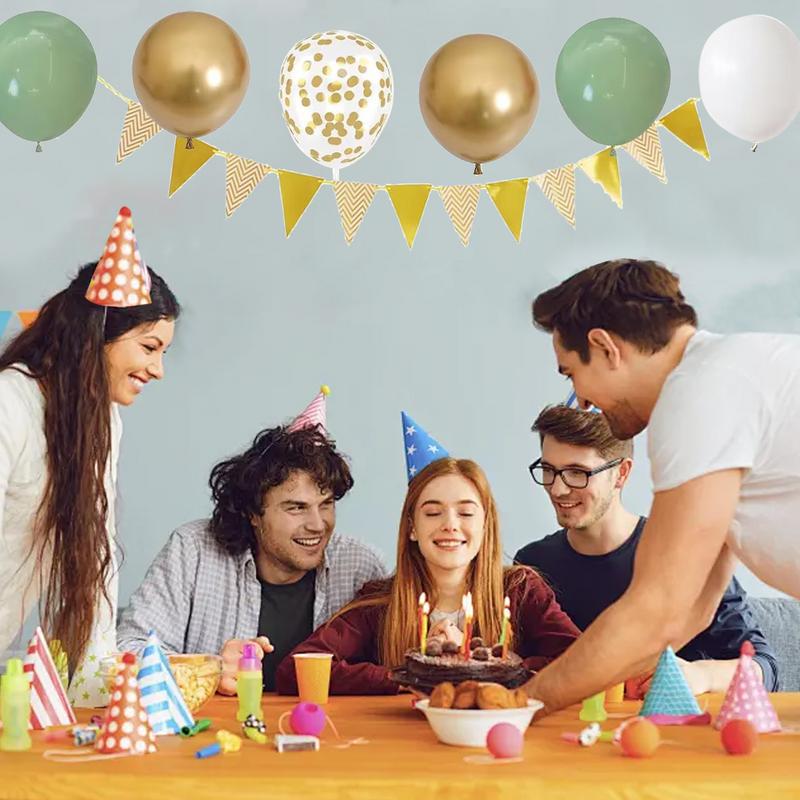 مجموعة زينة عيد الميلاد مكونة  - مراجعة Party Banner Gold وسعره