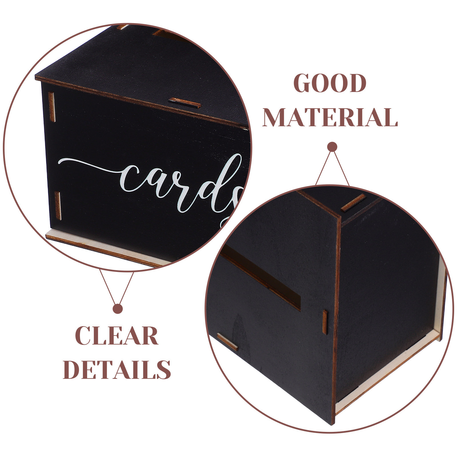 صندوق بطاقات زفاف خشبي بتصميم  - مراجعة Event Party Box وسعره