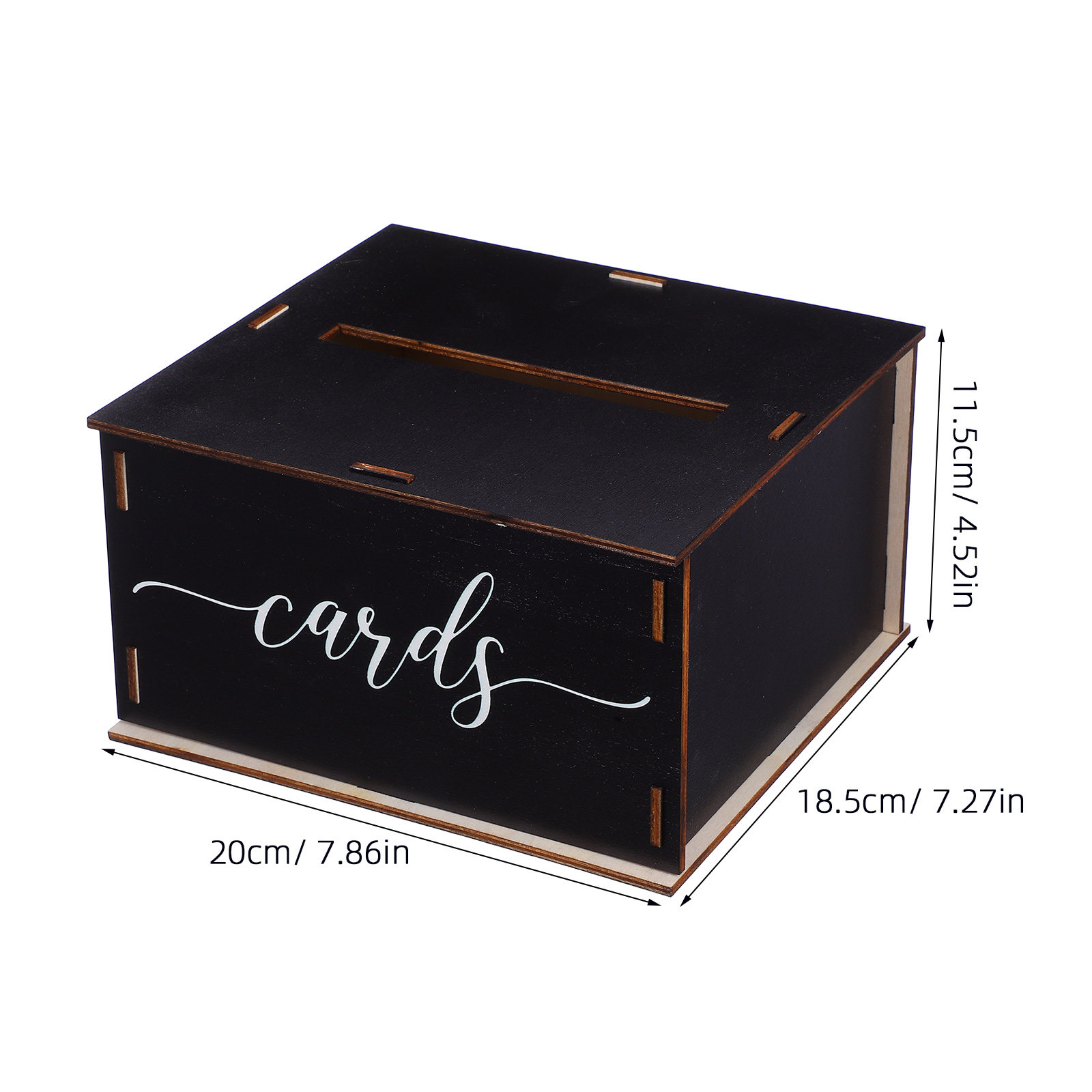 صندوق بطاقات زفاف خشبي بتصميم  - مراجعة Event Party Box وسعره