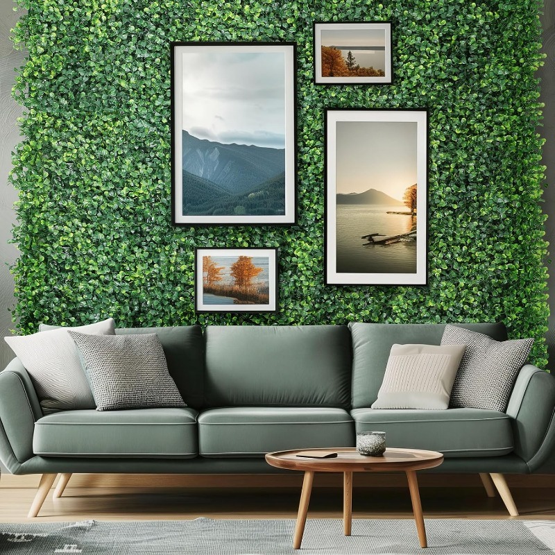 1/3/6 قطع من النباتات الاصطناع - مراجعة Flower Wall Panel وسعره
