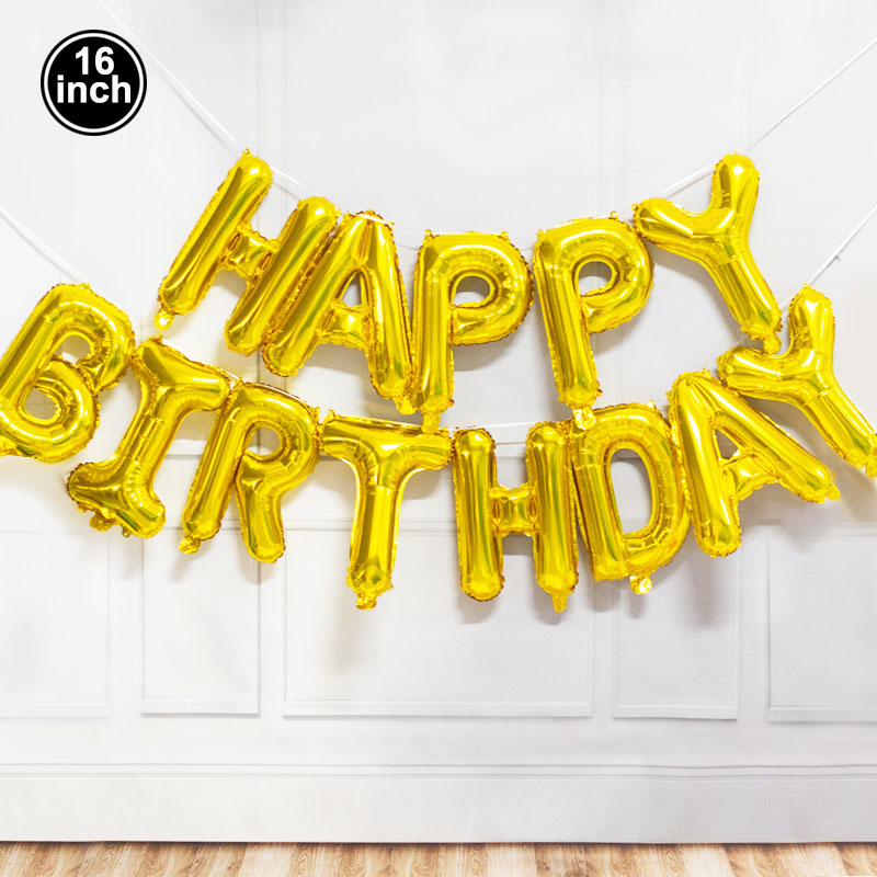 بالونات تزيين عيد ميلاد سعيد،  - مراجعة Party Banner Gold وسعره