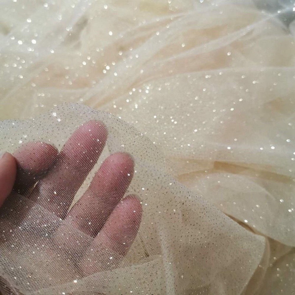 جديد 45cmX150cm شبكة البريق ال - مراجعة Glitter Tablecloth وسعره