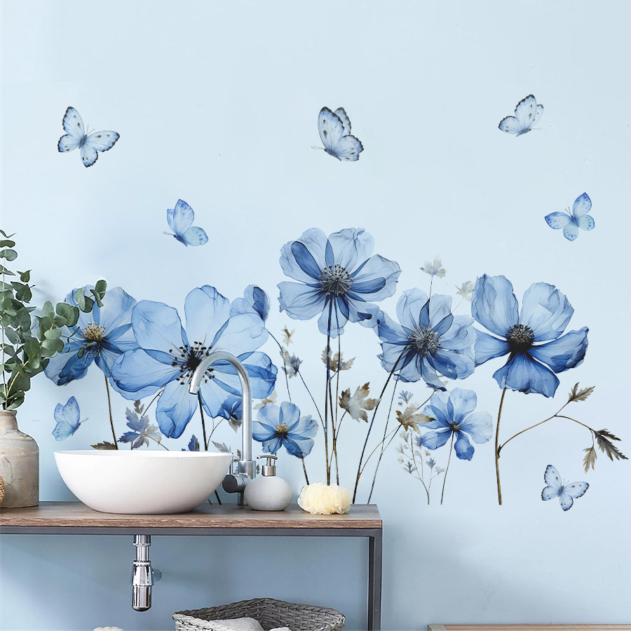 ملصق جداري جديد بتصميم فراشة ز - مراجعة Flower Wall Panel وسعره
