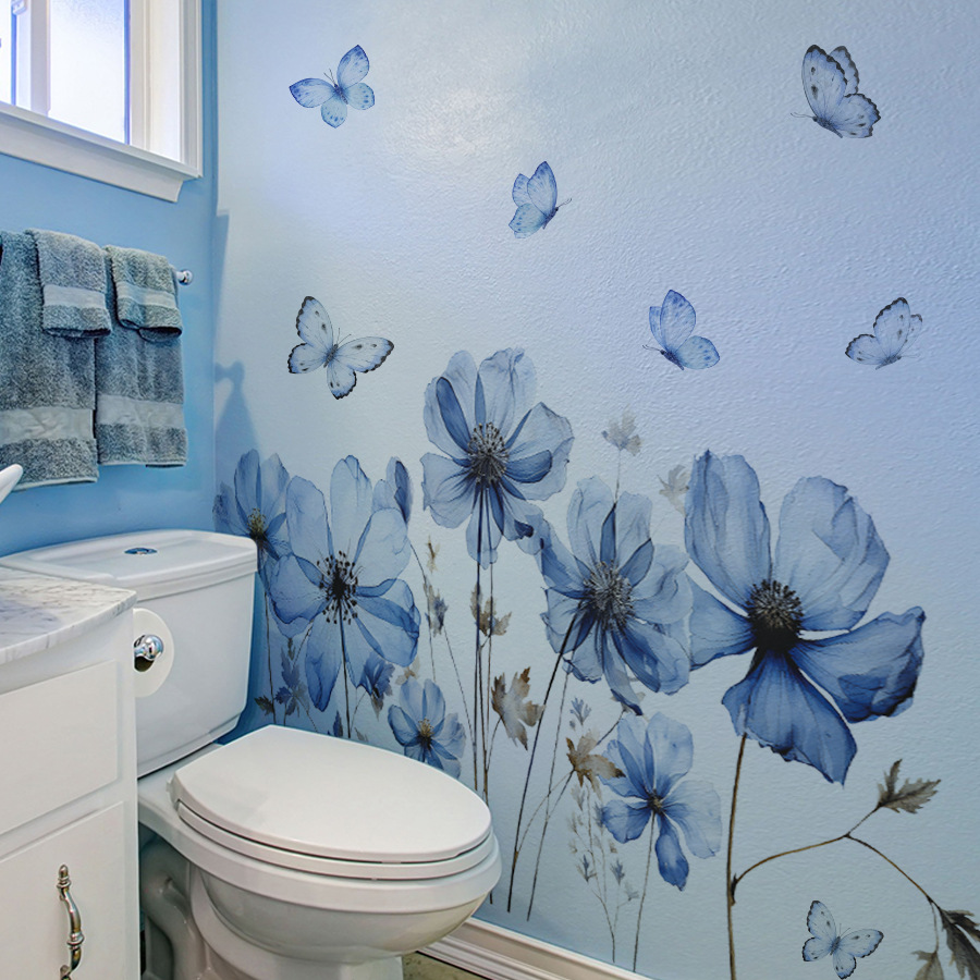ملصق جداري جديد بتصميم فراشة ز - مراجعة Flower Wall Panel وسعره