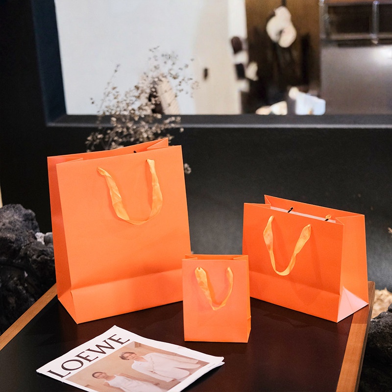 10 قطع من أكياس التسوق البرتقا - مراجعة Event Party Shop وسعره