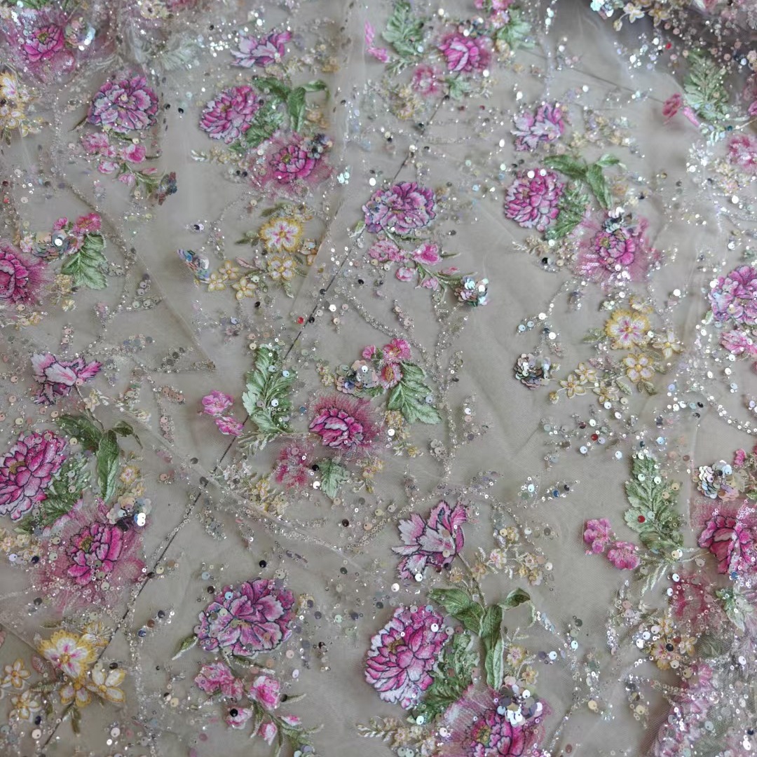 قماش دانتيل فاخر مطرز بالخرز ب - مراجعة Glitter Tablecloth وسعره