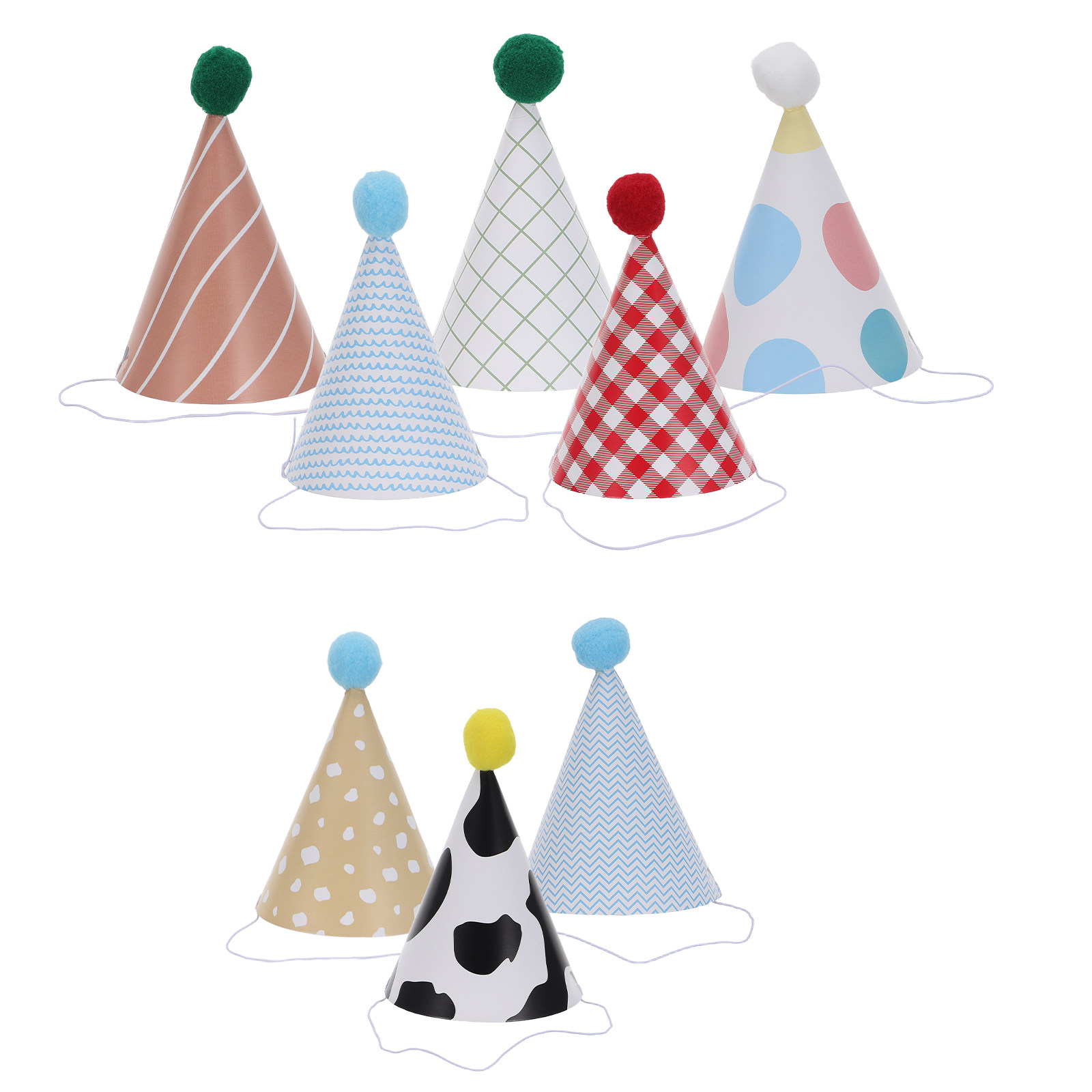 9 قطع قبعات حفلات عيد الميلاد، - مراجعة Party Hat Cone وسعره