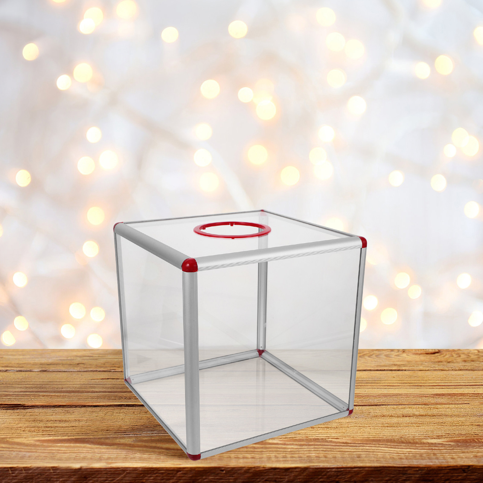 صندوق تبرعات شفاف كبير من الأك - مراجعة Event Party Box وسعره